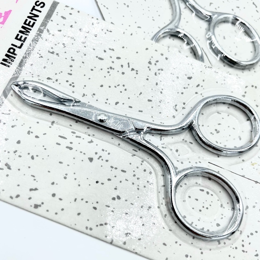 Set of Tweezers Scissor Tweezers Shaped Eyebrow Straight Tip Tweezers Clip